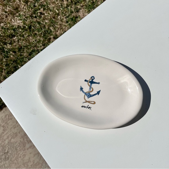 New Rae Dunn Anchor Plate - Picture 1 of 5